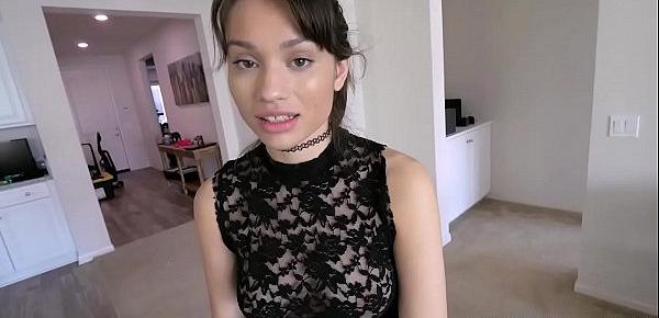  Liv Wild wants to give her stepbro a blowjob and continue the fun they did the other day